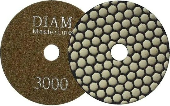 Алмазная тарелка на липучке DIAM АГШК 100*2,0 №3000 Master Line (сухая) [000571]