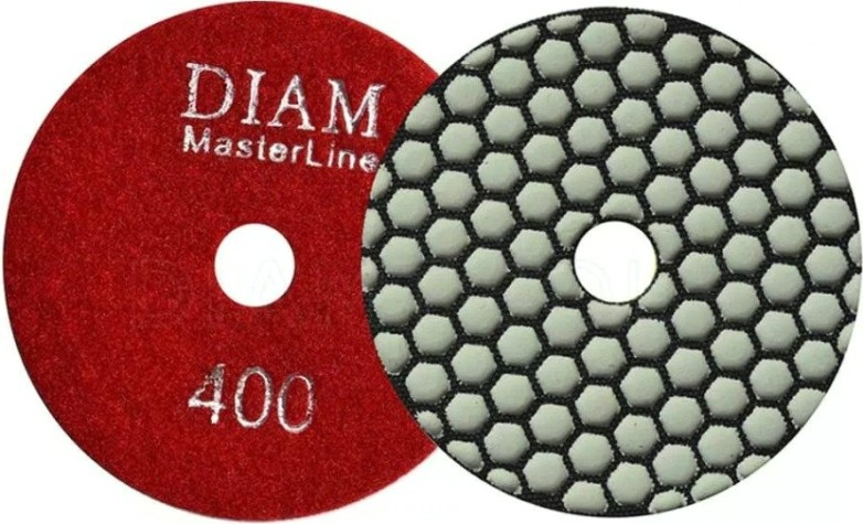 Алмазная тарелка на липучке DIAM АГШК 100*2,0 №400 Master Line (сухая) [000568]