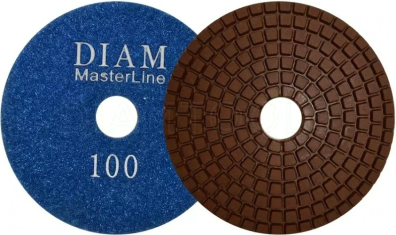 Алмазная тарелка на липучке DIAM АГШК 100*2,5 №100 Master Line (мокрая) [000575]