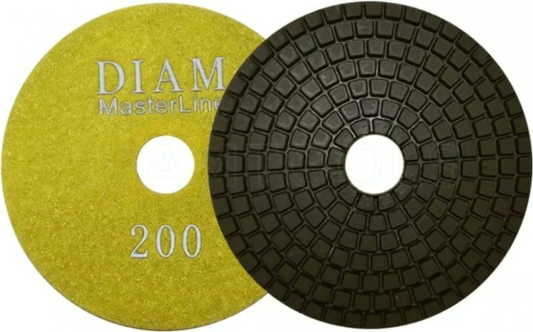 Алмазная тарелка на липучке DIAM АГШК 100*2,5 №200 Master Line (мокрая) [000576]