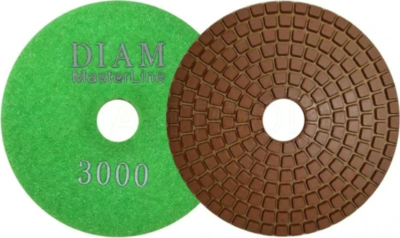 Алмазная тарелка на липучке DIAM АГШК 100*2,5 №3000 Master Line (мокрая) [000580]
