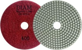 Алмазная тарелка на липучке DIAM АГШК 100*2,5 №400 Master Line (мокрая) [000577]