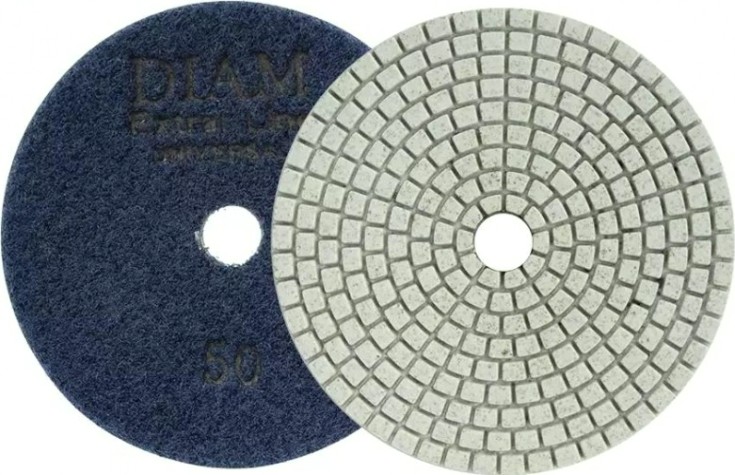 Алмазная тарелка на липучке DIAM АГШК 100*2,5 №50 Extra Line Universal (сухая/мокрая) [000672]