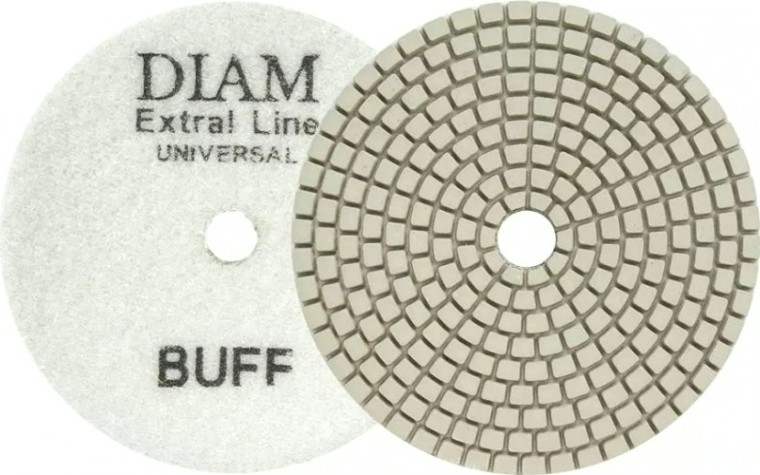 Алмазная тарелка на липучке DIAM АГШК 100*2,5 BUFF Extra Line Universal (сухая/мокрая) [000670]