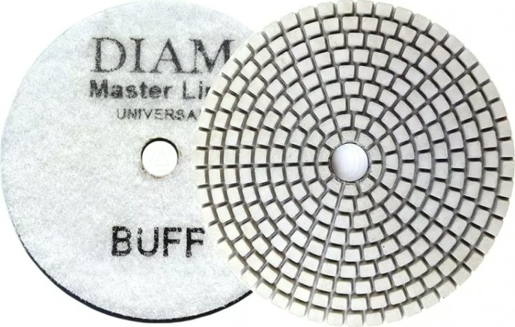 Алмазная тарелка на липучке DIAM АГШК 100*2,5 BUFF Master Line Universal (сухая/мокрая) [000630]