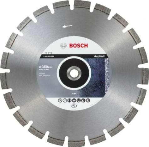 Алмазный диск для резки асфальта BOSCH 350х25,4/20 мм Best for Asphalt [2608603641]