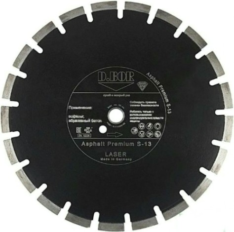 Алмазный диск для резки асфальта D.BOR Asphalt Premium S-13 400х25,4 мм [D-AP-S-13-0400-025]