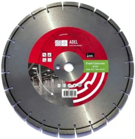 Алмазный диск для резки бетона ADEL INSTRUMENT Fresh Concrete ф300*3,0*25,4 [AI-1302010201]