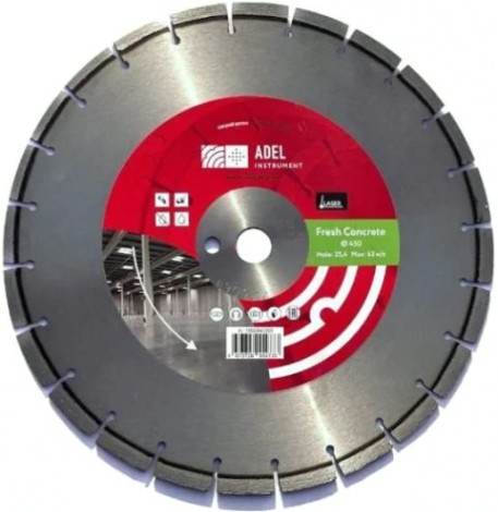 Алмазный диск для резки бетона ADEL INSTRUMENT Fresh Concrete ф450*3,6*25,4 [AI-1302040201]