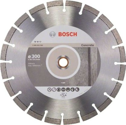 Алмазный диск для резки бетона BOSCH 350х25,4/20 мм Expert for Concrete [2608603803]