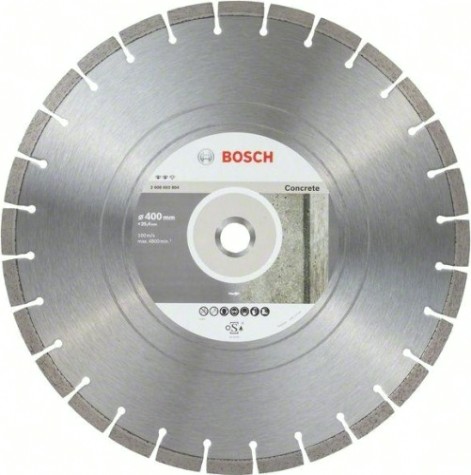 Алмазный диск для резки бетона BOSCH 400х25,4/20 мм Expert for Concrete [2608603804]