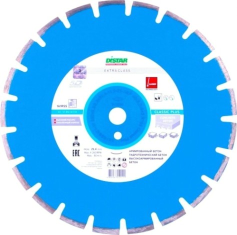 Алмазный диск для резки бетона DI-Star Classic Plus 600x4,5/3,5x10x25,4 мм [12185004034]