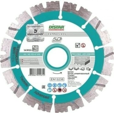 Алмазный диск для резки бетона DI-Star Technic Advanced 232х22.2 мм
