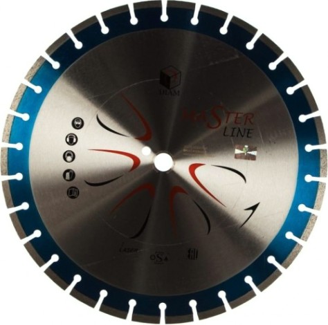 Алмазный диск для резки бетона DIAM Master Line 450*3,4*10*25,4 [000505]