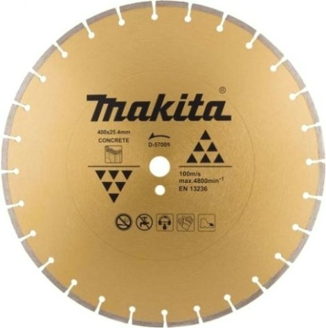 Алмазный диск для резки бетона MAKITA D-57009 (400х20/25,4 мм)