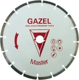 Алмазный диск для резки бетона СПЛИТСТОУН gazel 1a1rss 230x40x2,6x10x22,2x16 строит. материалы 2,5 [73089]