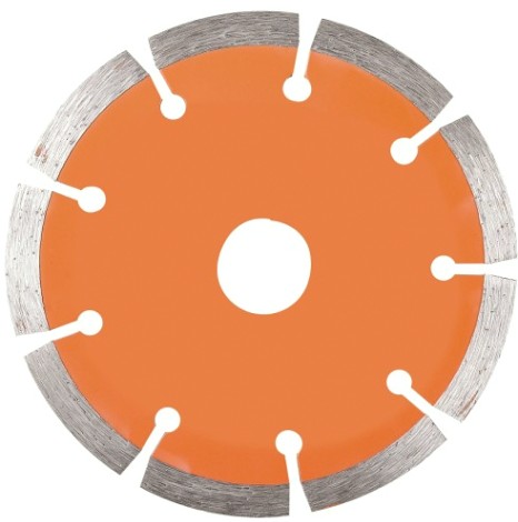 Алмазный диск для резки бетона ВИХРЬ 115х22,2 мм отрезной сегментный, [73/10/3/1]