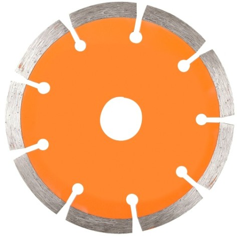 Алмазный диск для резки бетона ВИХРЬ 125х22,2 мм отрезной сегментный, [73/10/3/2]