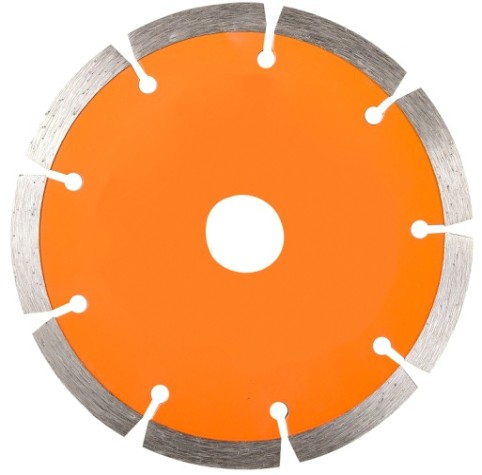 Алмазный диск для резки бетона ВИХРЬ 125х22,2 мм отрезной сегментный стандарт, [73/10/3/13]
