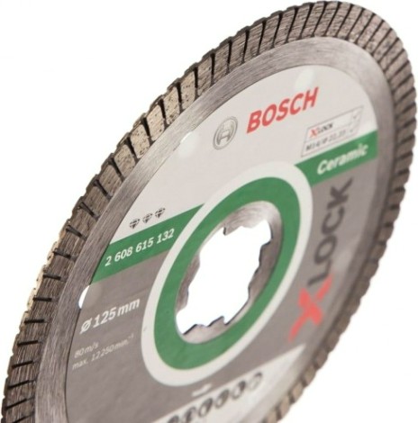 Алмазный диск для резки гранита BOSCH 125x22,23 X-LOCK Best for Ceramic Extraclean Turbo Best for Ceramic Extraclean Turbo [2608615132]