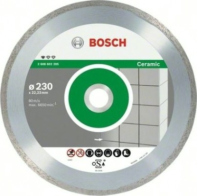 Алмазный диск для резки гранита BOSCH 150х22.2 мм Professional for Ceramiс [2608602203]