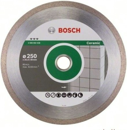 Алмазный диск для резки гранита BOSCH 250х22.2 мм Best for Ceramic [2608602638]