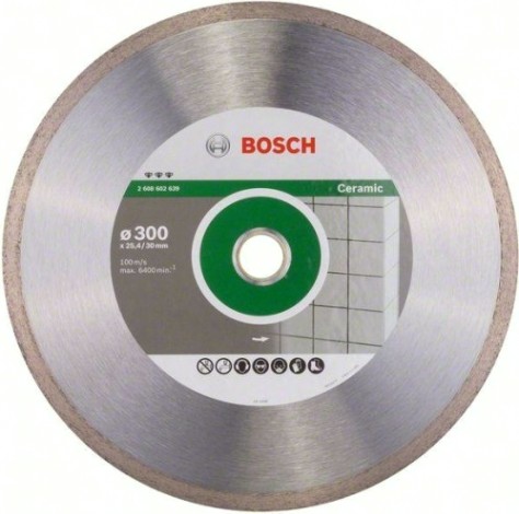 Алмазный диск для резки гранита BOSCH 300х25.4 мм Best for Ceramic [2608602639]