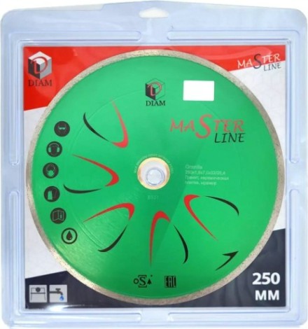 Алмазный диск для резки гранита DIAM 1A1R GRANITE 250x1,6x7x32/25,4 [000243]