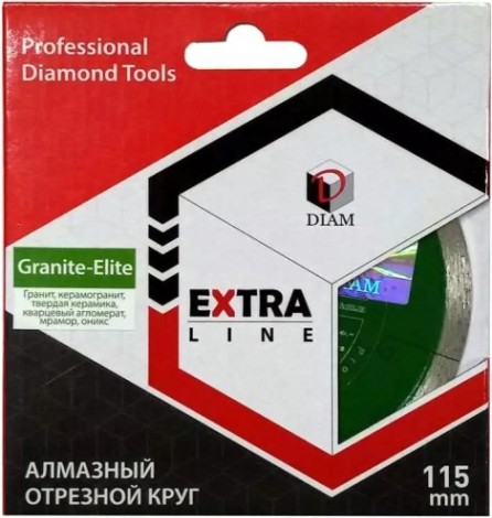 Алмазный диск для резки гранита DIAM 1A1R GRANITE-ELITE 115x1,6x7.5x22,2 [000229]