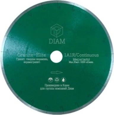 Алмазный диск для резки гранита DIAM 1A1R GRANITE-ELITE 500x2,4x7.5x60 [000195]