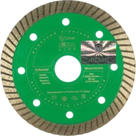 Алмазный диск для резки гранита DIAM GRINDER 115*2,0*10*22,2 turbo [000545]