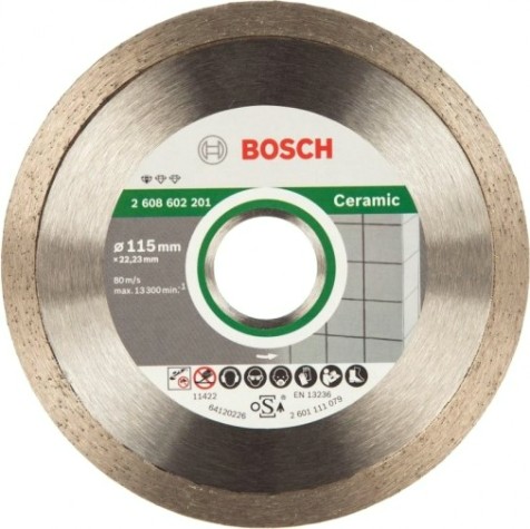 Алмазный диск для резки керамики BOSCH 115/22,23 Standard for Ceramic [2608602201]