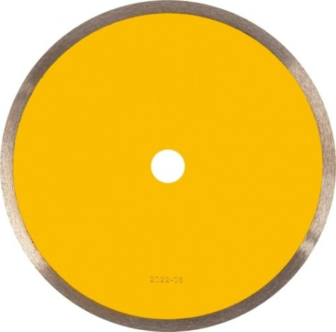 Алмазный диск для резки керамики Denzel 230х22,2 мм сплошной, супертонкий, мокрый рез [73055]