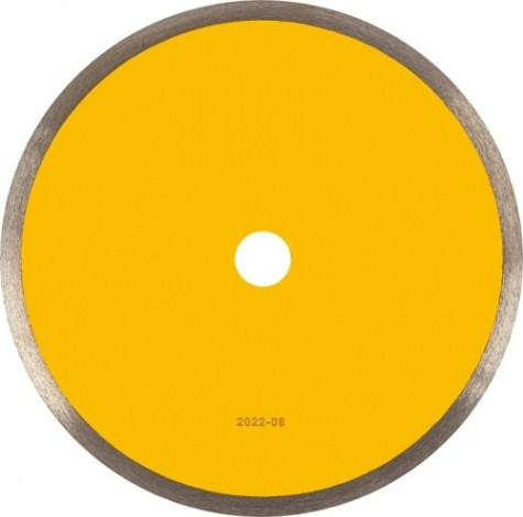 Алмазный диск для резки керамики Denzel сплошной, супертонкий, 250х25,4 мм, мокрый рез [73160]