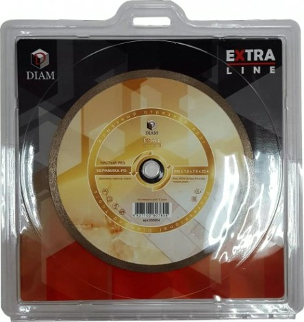 Алмазный диск для резки керамики DIAM 1A1R Керамика-PD Extra Line 200x1,6x7,0x25,4 [000654]