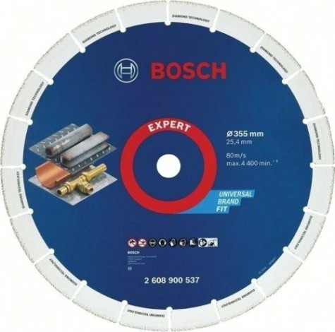 Алмазный диск для резки металла BOSCH 355х25.4 мм EXPERT [2608900537]