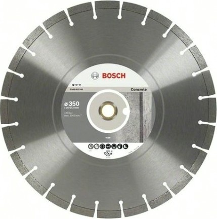 Алмазный диск по бетону BOSCH 350х25,4/20 мм Standard for Concrete [2608603806]