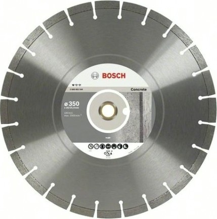 Алмазный диск по бетону BOSCH 400х25,4/20 мм Standard for Concrete [2608603807]