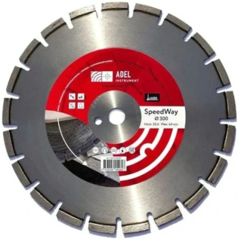 Алмазный диск универсальный ADEL INSTRUMENT SpeedWay ф300*3,2*25,4 [AI-1301010101]