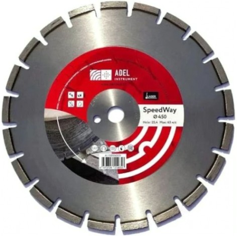 Алмазный диск универсальный ADEL INSTRUMENT SpeedWay ф450*4,0*25,4 [AI-1301040101]