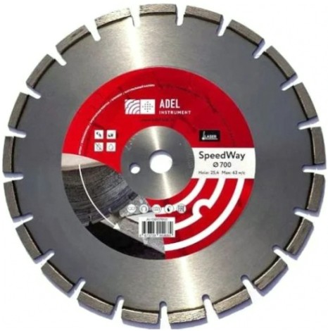 Алмазный диск универсальный ADEL INSTRUMENT SpeedWay ф700*4,0*35,0/25,4 [AI-1301070103]
