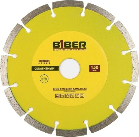 Алмазный диск универсальный Biber 70214 сегментный 150мм [тов-173216]