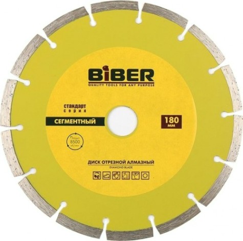Алмазный диск универсальный Biber 70215 сегментный 180мм [тов-039541]