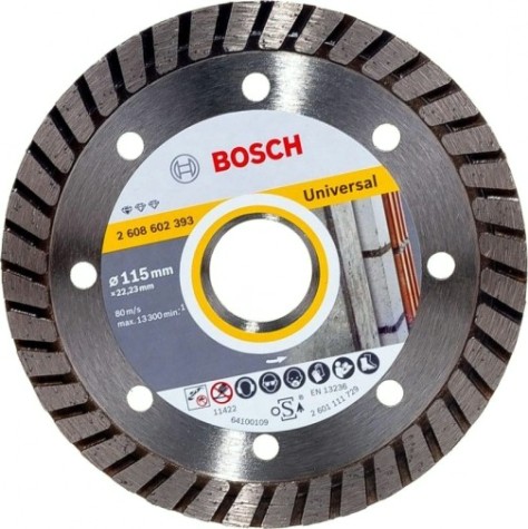 Алмазный диск универсальный BOSCH 115-22,23 мм Standard for Universal Turbo [2608602393]