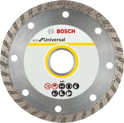 Алмазный диск универсальный BOSCH 125х22.2 мм ECO for Universal Turbo [2608615046]