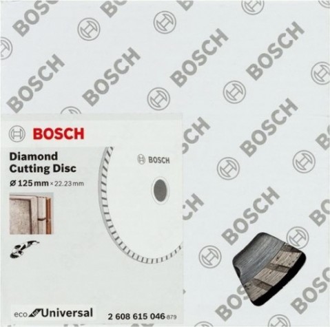 Алмазный диск универсальный BOSCH 125х22.2 мм ECO for Universal Turbo [2608615046]