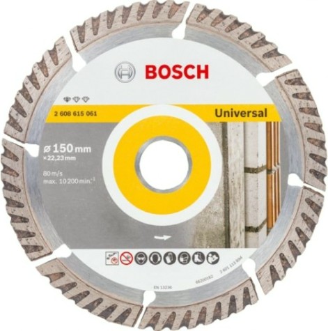 Алмазный диск универсальный BOSCH 150/22,23 мм Standard for Universal 10 шт [2608615062]