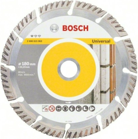 Алмазный диск универсальный BOSCH 180х22.2 мм Standart for Universal [2608615063]
