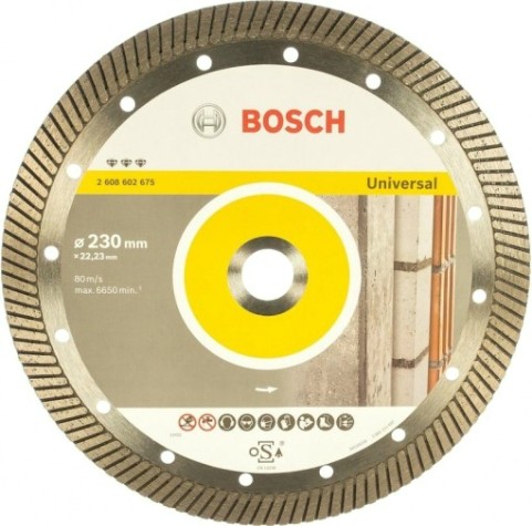 Алмазный диск универсальный BOSCH 230-22,23 мм Best for Universal Turbo [2608602675]