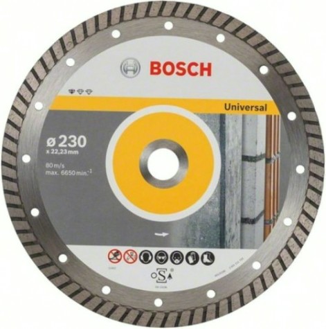 Алмазный диск универсальный BOSCH 230-22,23, мм Standard for Universal Turbo 10 шт в уп. [2608603252]